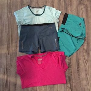 Nike Lot (2shirts, 2shorts)